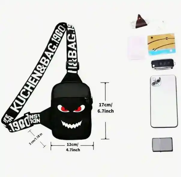 Bolso Pequeño Cintura Pecho Kuchen & Bag