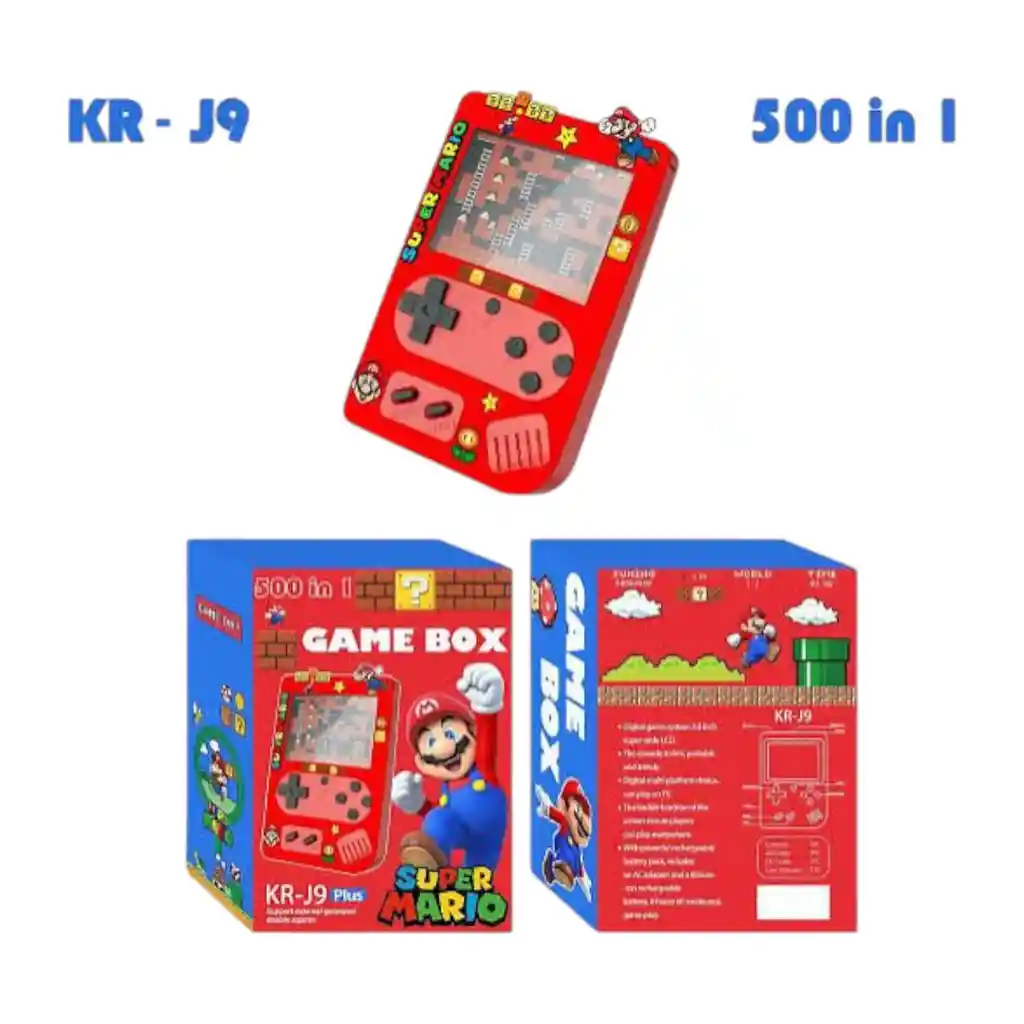 Consola Retro Game Box 500 En 1 Kr-j9