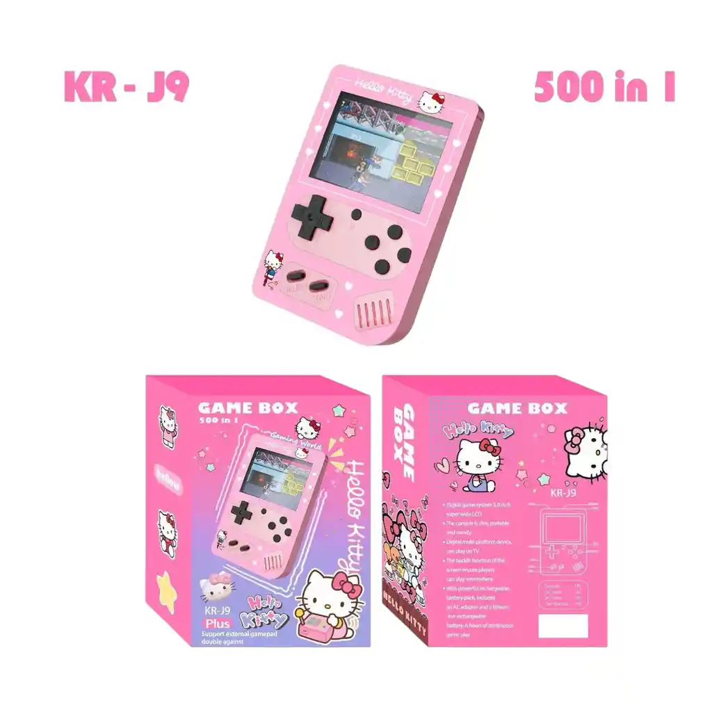 Consola Retro Game Box 500 En 1 Kr-j9