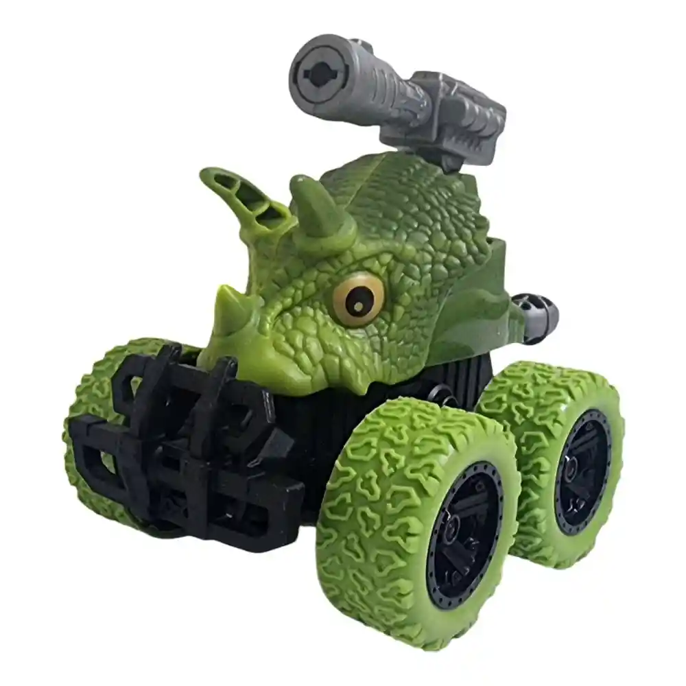 Carro Monster De Cuerda Dinosaurio Lanzador De Dardos