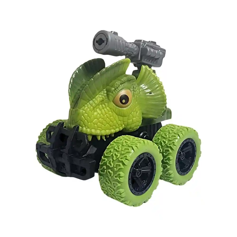 Carro Monster De Cuerda Dinosaurio Lanzador De Dardos