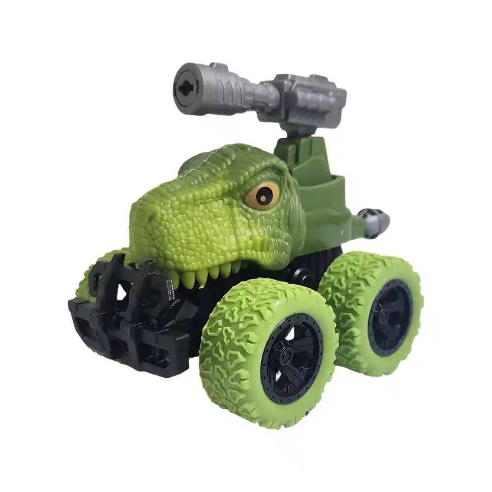 Carro Monster De Cuerda Dinosaurio Lanzador De Dardos