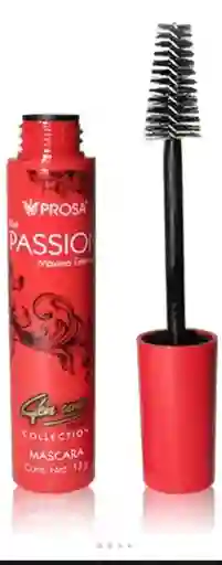 Prosa Passion Roja Pestañina Negra 13ml.