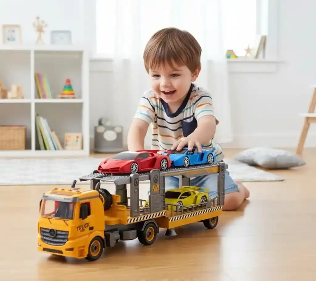 Carro Camion De Gran Tamaño Niñera De Construcción Ensamble Juguete Para Niños