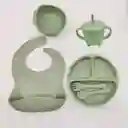 Set Vajilla Bebe En Silicona Kit Alimentacion 6 Piezas Niño