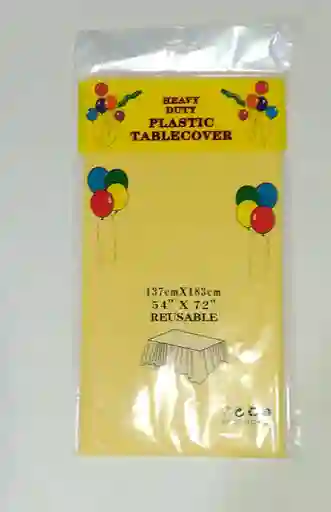 Mantel Plastico Amarillo 137 Cm X 183 Cm