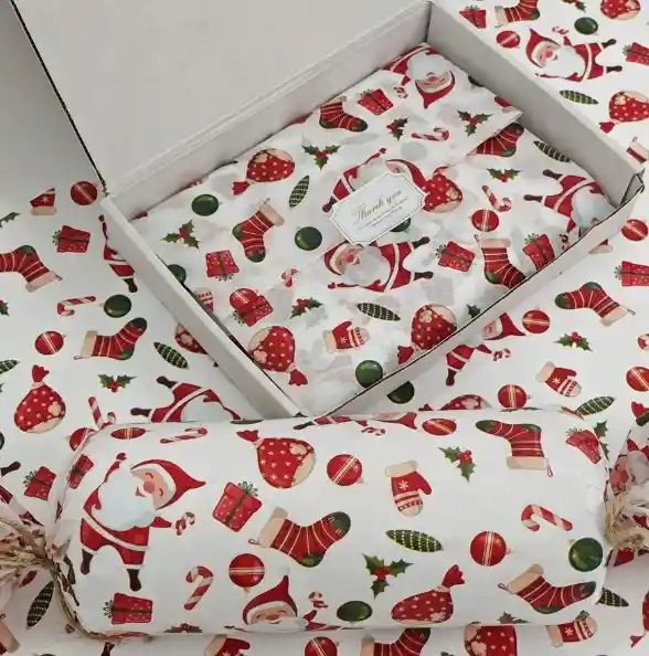 Navidad Papel De Regalo Navideño X2