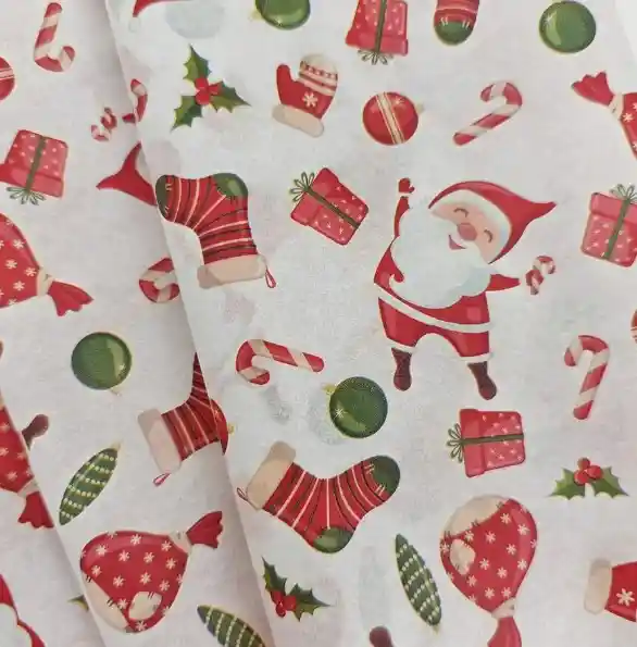 Navidad Papel De Regalo Navideño X2