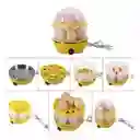Hervidor De Huevos Eléctrico Multifuncional Doble ,vapor. - Transparente