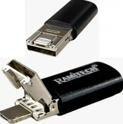 Lector De Tarjetas 2 En 1 Usb 3.0 Tipo C + Lightning Con Indicador Led Y Alta Velocidad