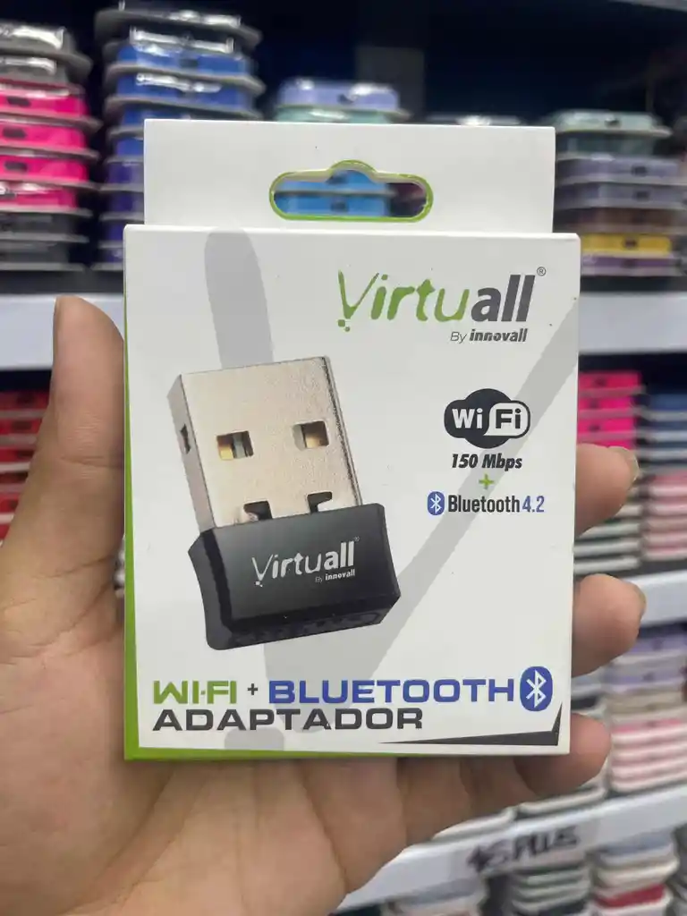 Adaptador Wifi + Bluetooth | 150 Mbps | Bluetooth 4.2