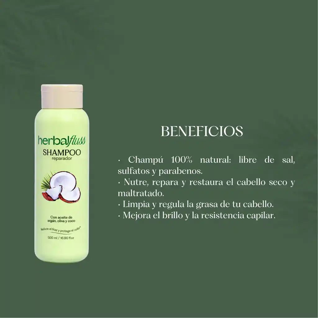 Shampoo Reparador Herbalfluss 250ml