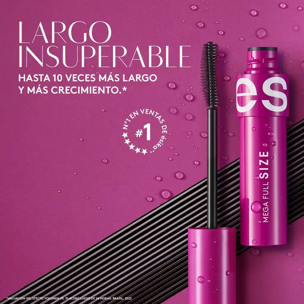 Mega Full Size Máscara De Pestañas A Prueba De Agua