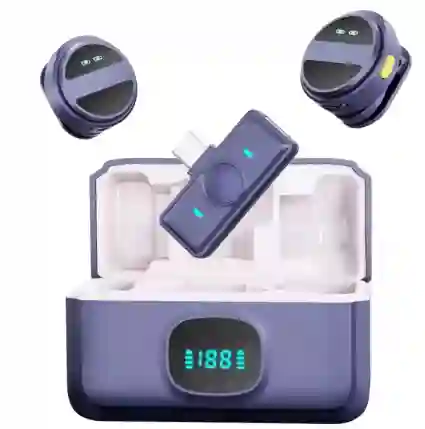 Micrófono Inalámbrico 2.4 Ghz Con Patrón Omni-direccional Y Alta Fidelidad De Sonido