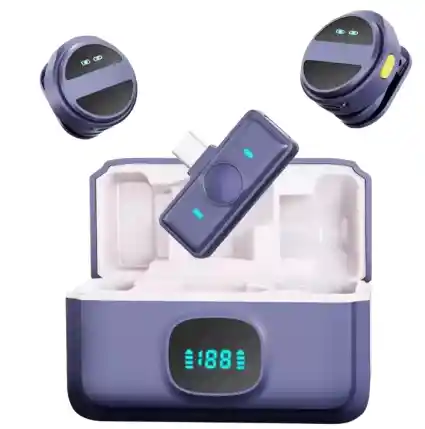 Micrófono Inalámbrico 2.4 Ghz Con Patrón Omni-direccional Y Alta Fidelidad De Sonido