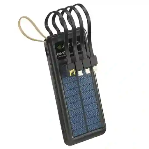 Power Bank Batería Solar Panel 20.000mah Cargador Portátil