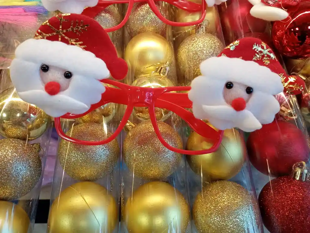 Gafas Papa Noel Con Luces