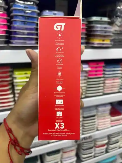 Mouse Optico Alambrico Gt | Compatible Pc Y Mac | Usb 2.0 | 1000 Dpi