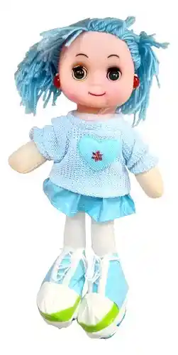 Muñeca De Trapo Con Luz Y Sonido, Varios Colores, En Bolsa