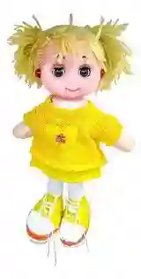 Muñeca De Trapo Con Luz Y Sonido, Varios Colores, En Bolsa