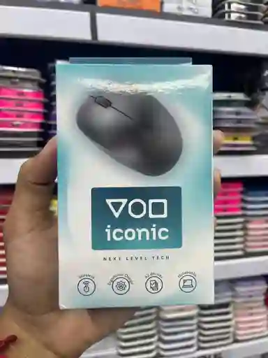 Mouse Inalambrico | 1200 Dpi | W1 |baterias Aaa No Incluidas |10m De Alcance | Iconic
