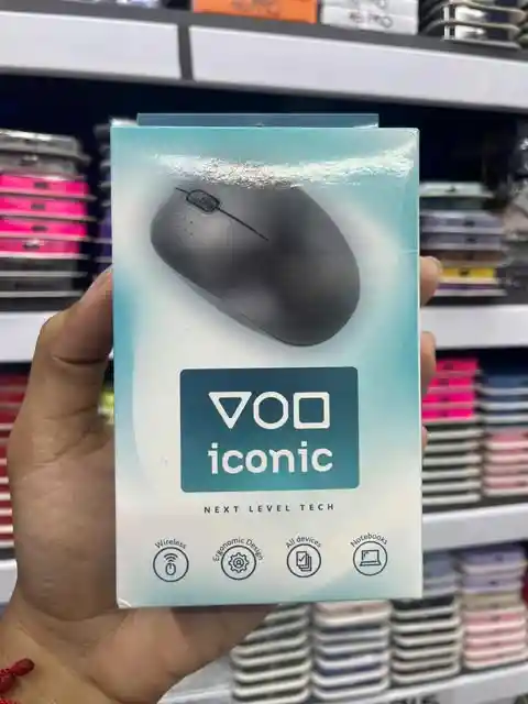 Mouse Inalambrico | 1200 Dpi | W1 |baterias Aaa No Incluidas |10m De Alcance | Iconic