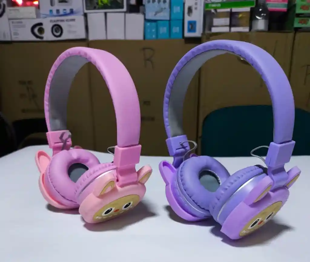 Audífonos Inalámbricos Diadema Labubub Rosado