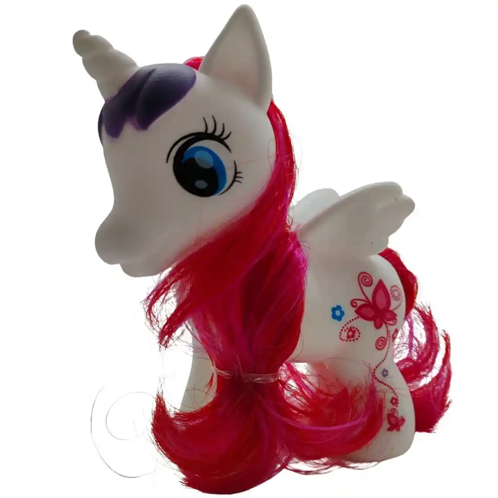 Muñeco Pony Unicornio Con Alas Y Pelo Suave Juguete Infantil