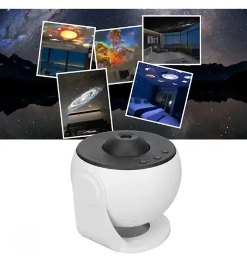 Lámpara Proyector Realista Galaxia Espacio Nebulosa