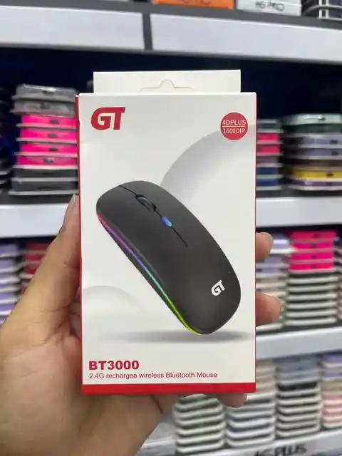 Mouse Optico Inalambrico Gt | 1600 Dpi | Bluetooth