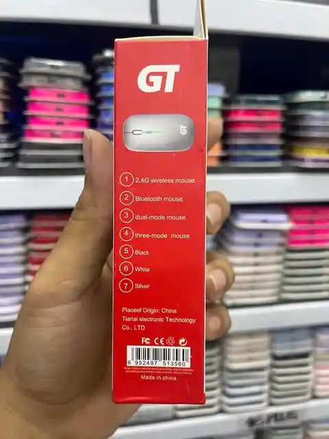 Mouse Optico Inalambrico Gt | 1600 Dpi | Bluetooth