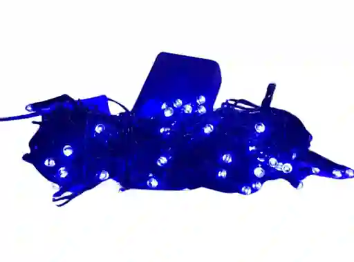 Alumbrado Luces Lineales Tono Azul Led Con Continuidad 13m 200 Bombillos 110v 60hz Arbol Navidad Pesebre Decoracion