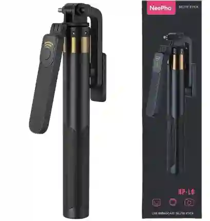 Trípode Selfie Stick Profesional De Aluminio Con Control Bluetooth Y Mástil Panorámico 360°