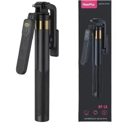 Trípode Selfie Stick Profesional De Aluminio Con Control Bluetooth Y Mástil Panorámico 360°