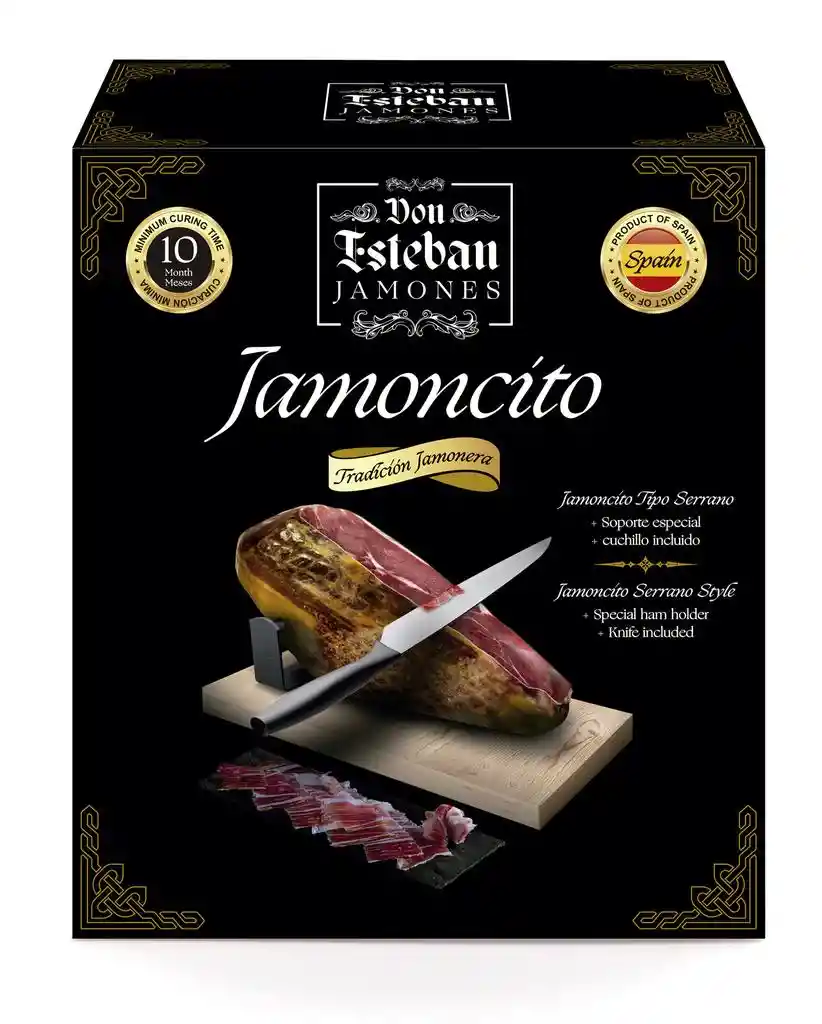 Don Esteban Jamón Serrano Mini Sin Hueso 900 G