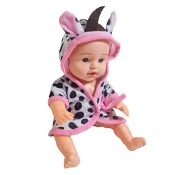 Muñeco Bebe Bata De Baño + Accesorios Juguete Niñas