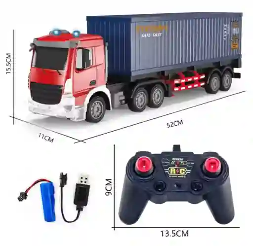 Camion Trailer Tractomula A Control Remoto Juguete