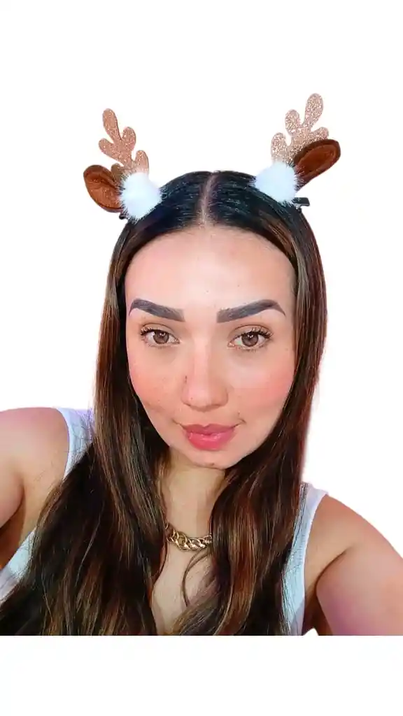 🎄navidad ✨ Pinzas Navideñas Para El Cabello “renos Fashion” 🦌💖