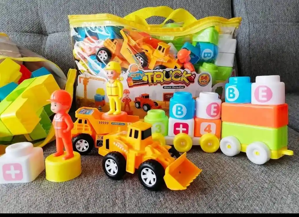 Armatodo Juguete 50 Fichas Grandes Para Niñas Y Niñas Didáctico