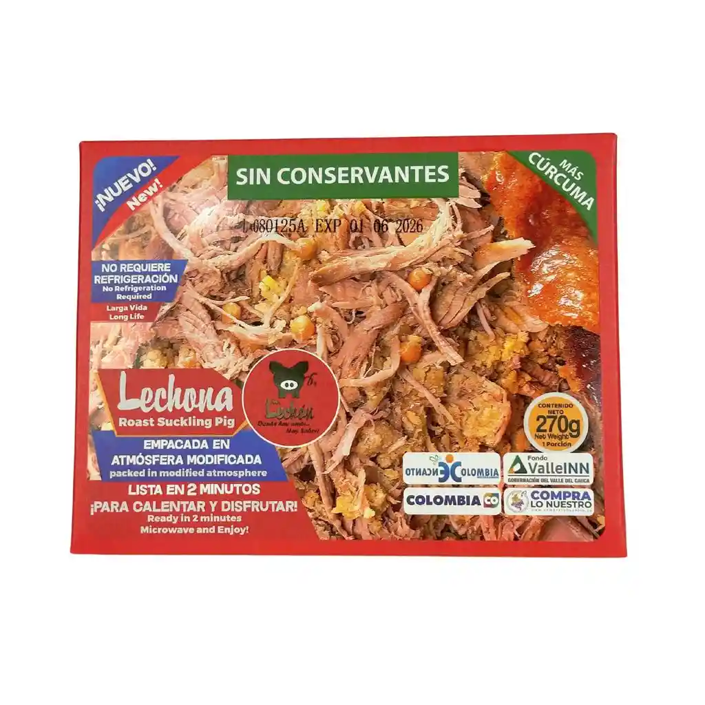 Mister Lechón Lechona 2 Unidades 270 G