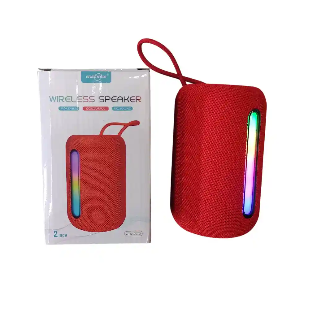 Parlante Inalambrico Color Rojo Greatnice Wireless Speaker