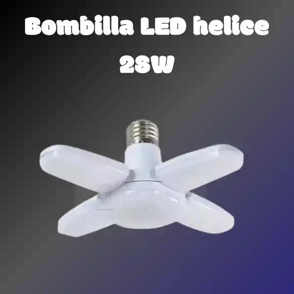 Bombilla Led Con Forma De Ventilador