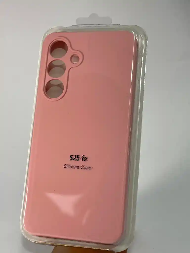 Silicon Case Samsung Galaxy S25 Fe Rosado