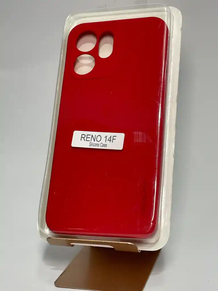 Silicon Case Oppo Reno 14f Rojo