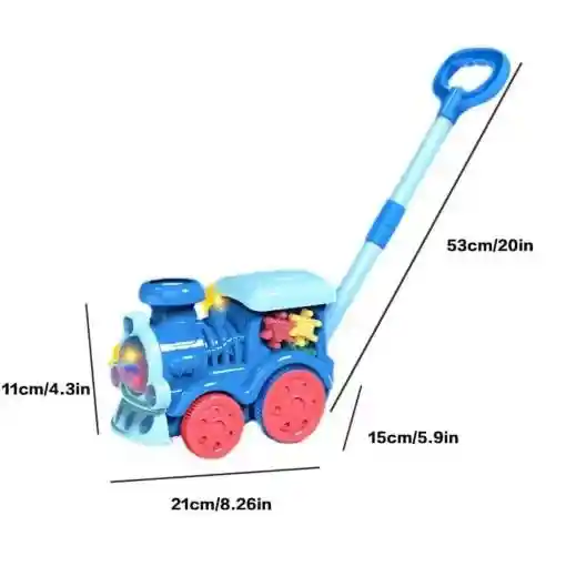 Juguete 4 En 1 Burbujas Andadera Luces Niños