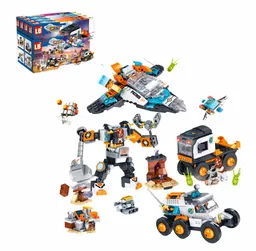 Figura Armable Armatodo Ciudad Espacial Nave Camiones