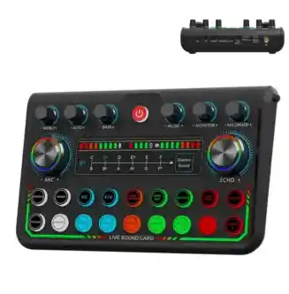 Tarjeta De Sonido Portátil Con Batería Recargable Y Alta Fidelidad 20hz–20khz