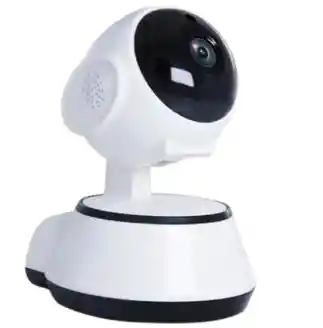 Cámara De Seguridad Wifi 360° Interior Con App V380 Pro Y Micrófono Integrado