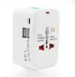 Adaptador Universal De Viaje Plug 931 – Carga Rápida Y Segura