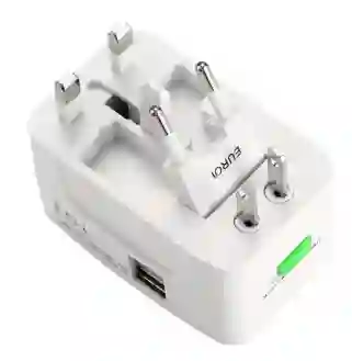 Adaptador Universal De Viaje Plug 931 – Carga Rápida Y Segura